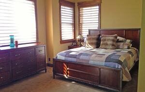 Second Master Bedroom on lower level.