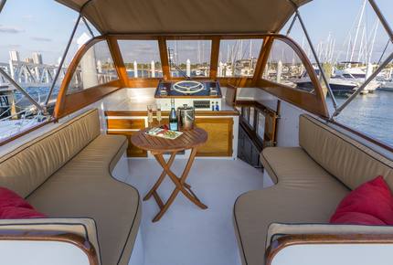 Kingfisher Luxury Yacht 50' Huckins Corinthian - 3 Day - 2 Night Weekend East Coast Cruise - Newport, Rhode Island