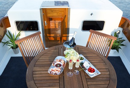 Kingfisher Luxury Yacht 50' Huckins Corinthian - 3 Day - 2 Night Weekend East Coast Cruise - Newport, Rhode Island