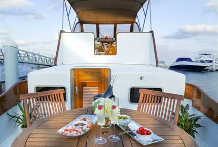 Kingfisher Luxury Yacht 50' Huckins Corinthian - 3 Day - 2 Night Weekend East Coast Cruise - Newport, Rhode Island