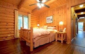 Lake Little Bear Log Home - Webb Lake, Wisconsin