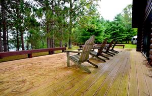 Lake Little Bear Log Home - Webb Lake, Wisconsin