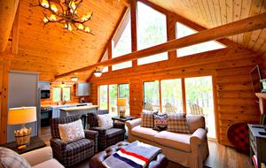 Lake Little Bear Log Home - Webb Lake, Wisconsin