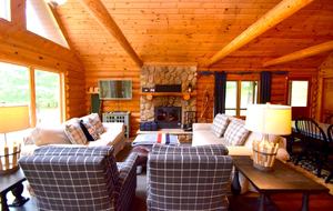 Lake Little Bear Log Home - Webb Lake, Wisconsin