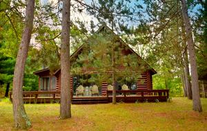 Lake Little Bear Log Home - Webb Lake, Wisconsin