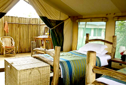 A Private Tent at Laikipia Wilderness Camp