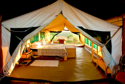 A Private Tent at Laikipia Wilderness Camp