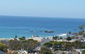 View from all front windows of the villa