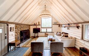 Log Cabin on Music Hill - Woodstock, New York