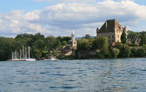 Lake Geneva frontlake House & Private Beach - Nernier, France