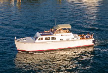 Kingfisher Luxury Yacht 50' Huckins Corinthian - 3 Day - 2 Night Weekend East Coast Cruise