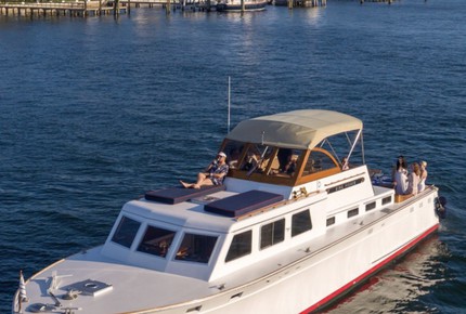 Kingfisher Luxury Yacht 50' Huckins Corinthian - 3 Day - 2 Night Weekend East Coast Cruise