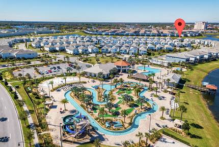 Lakeside Castle Villa with Private Pool & Spa - Kissimmee, Florida