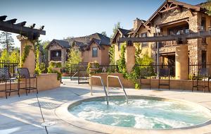 Home exchange at The Club at Big Bear Village, outdoor hot tub