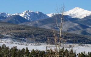 View of Byers peak from home