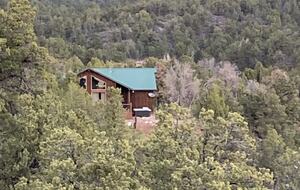 Home Exchange in Orderville, UT, house from afar nestled away