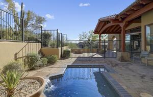 Home exchange in Scottsdale AZ, outdoor plunge pool