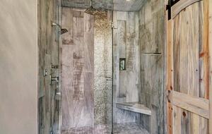 Home exchange in Breckenridge CO, master bath walk-in shower