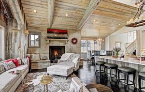 Home exchange in Breckenridge CO, open floor plan living area