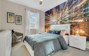 Home exchange in Kissimmee FL, downstairs suite with queen bed