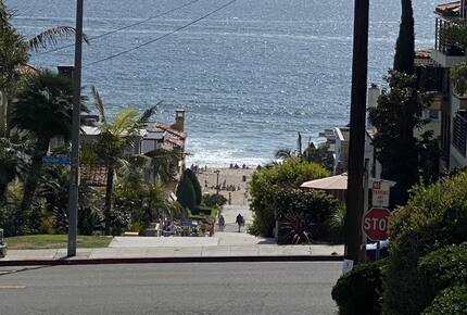 View to beach down 24th Street.
