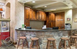 Home exchange at The Club at Big Bear Village, lobby registration