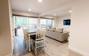 Home exchange in Bass Lake CA, lower level living area