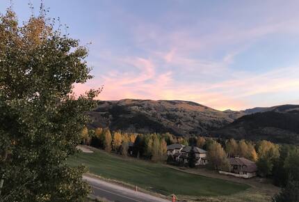Twilight view of the golfcourse