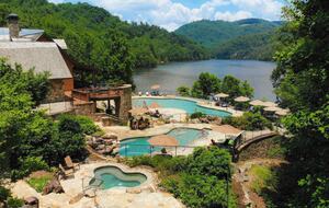 Walk to Lake Club Amenities within 100 Yards of Our Cottage