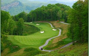 Mountain Top Golf within a 5 minute drive from our cottage