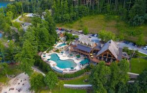 Walk to Lake Club Amenities within 100 Yards of Our Cottage