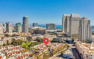 Home Exchange in San Diego, CA, location shown on map