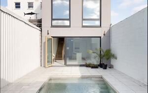 Modern All White Luxury Townhouse in Brooklyn, Heated Pool & Awesome Views - New York City, New York