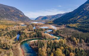 Nearby St. Mary’s River valley