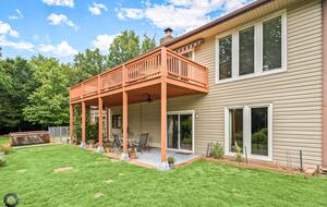 Home Exchange in Bella Vista, AR, covered lower deck