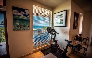 Home Exchange in St. John, USVI, peloton bike in home