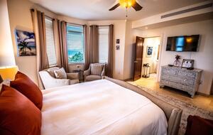 Home Exchange in St. John, USVI, guest bedroom with tv