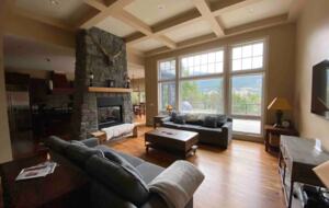 Home Exchange in British Columbia double face fire place