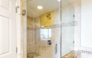 Home Exchange in Miramar Beach, FL, master en suite walk in shower