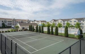 Community tennis courts