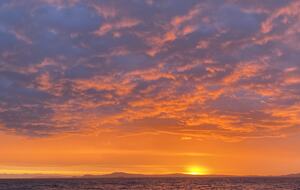 Gorgeous sunsets from the house