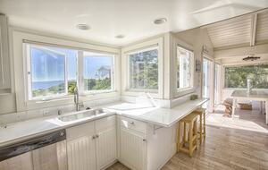 sun-filled cottage kitchen