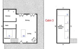 Property drawing of guest cottage
