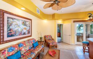 Spacious living room