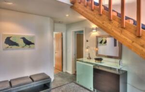 Entryway to lower level