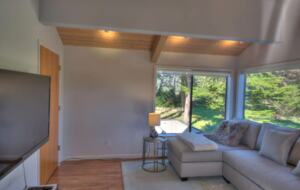 Additional media area with pull-out-sofa