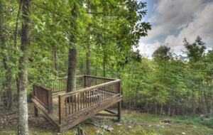 Home Exchange in Mineral Bluff, GA, viewing deck