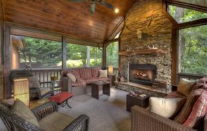 Home Exchange in Mineral Bluff, GA, incredible outdoor indoor living