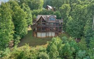 Home Exchange in Mineral Bluff, GA, full view of home