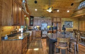 Home Exchange in Mineral Bluff, GA, high end chef kitchen